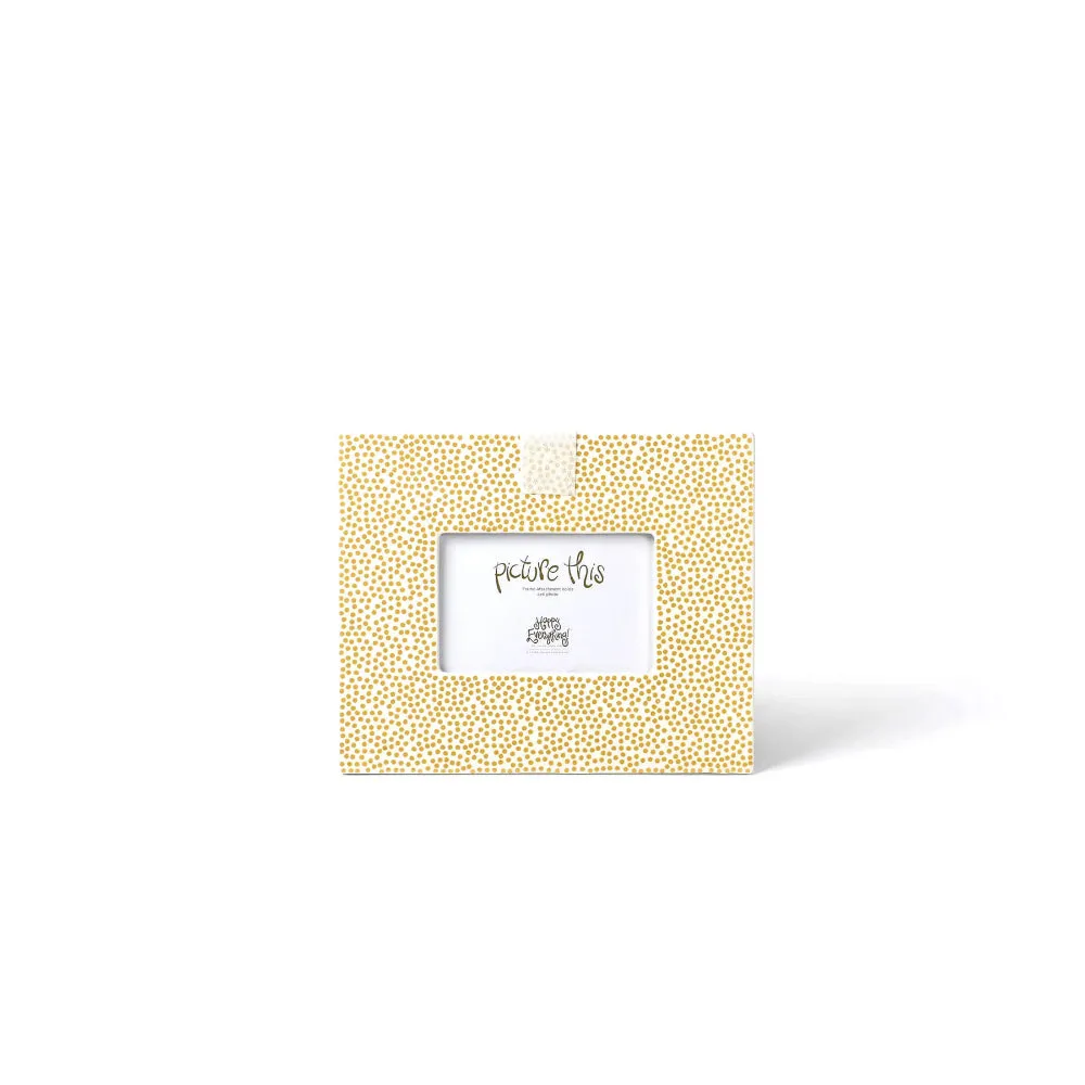 Happy Everything Gold Small Dot Mini Frame