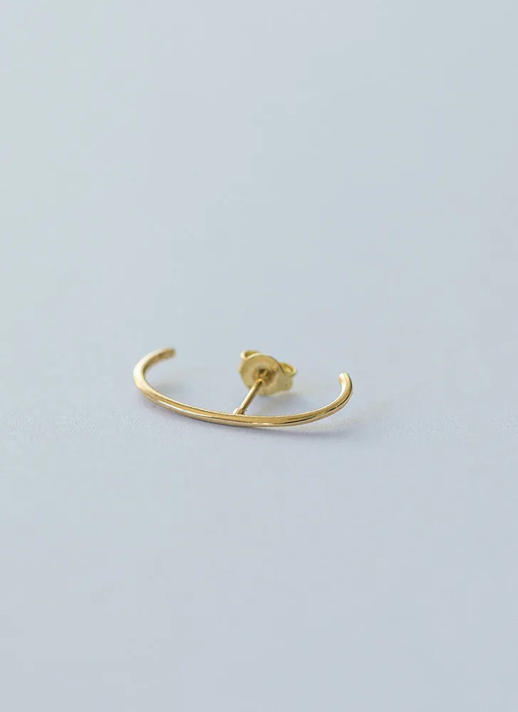 Hendrix single earstud 14k gold