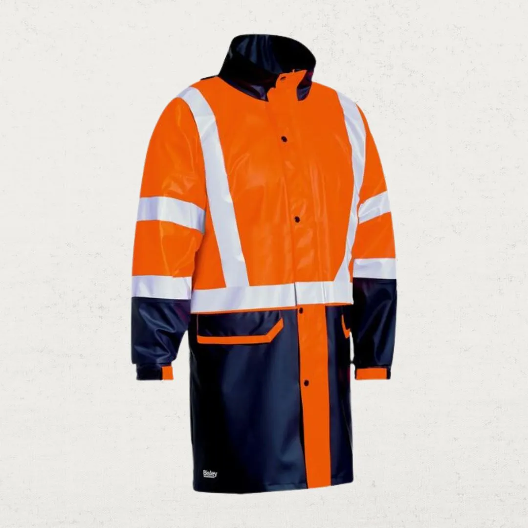 Hi Vis Taped PU Waterproof Jacket