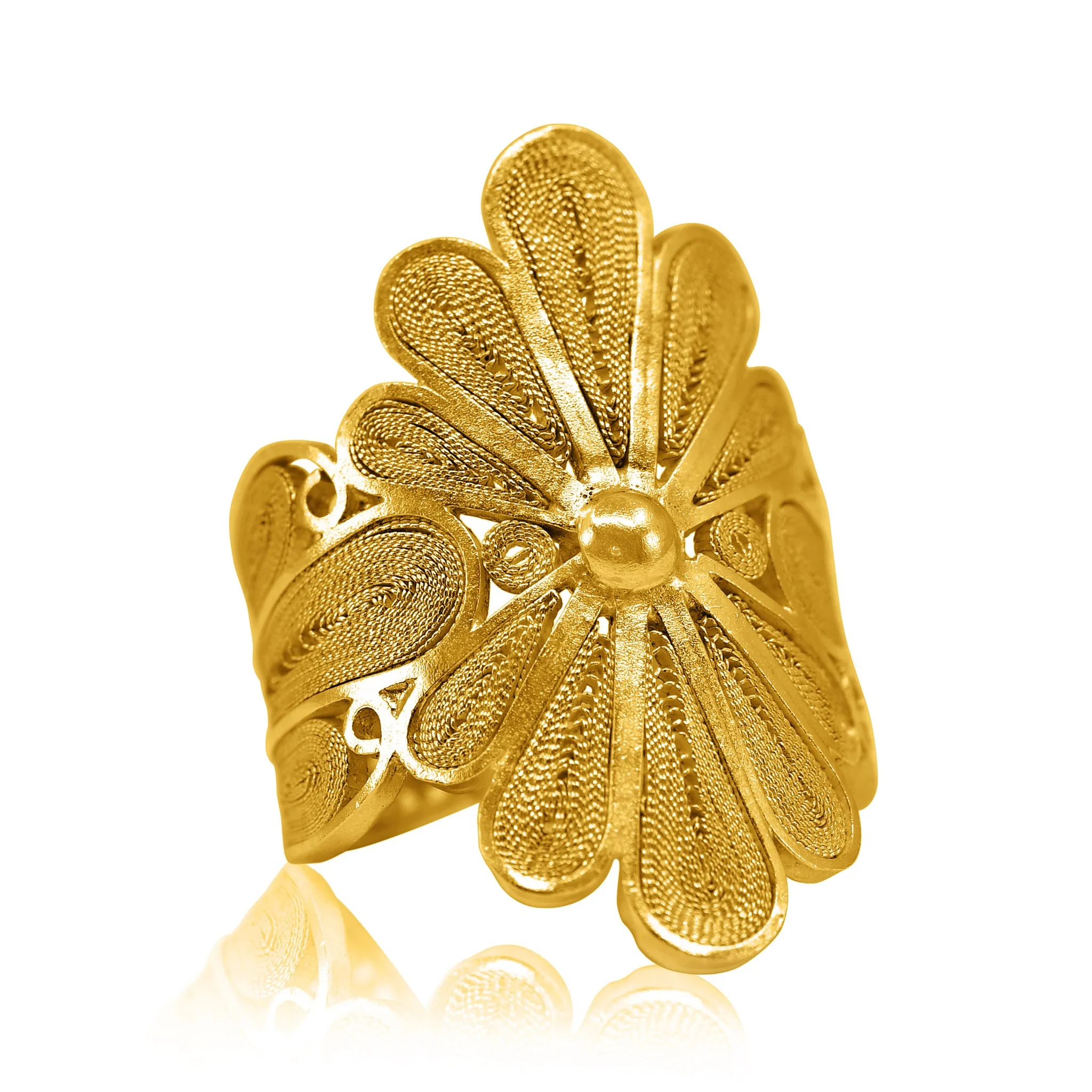 ISABEL SOLID GOLD 18K RING FILIGREE