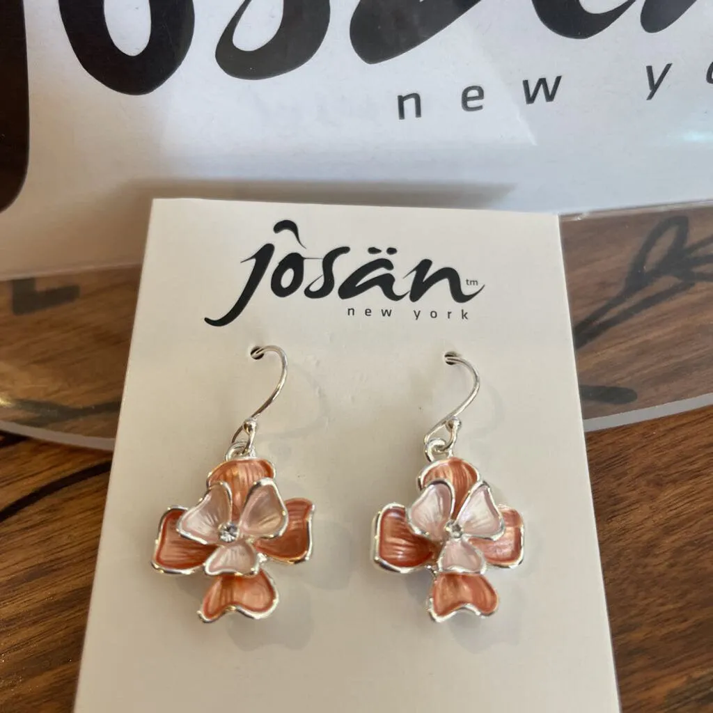 Josan SSW Peach Flower Earrings