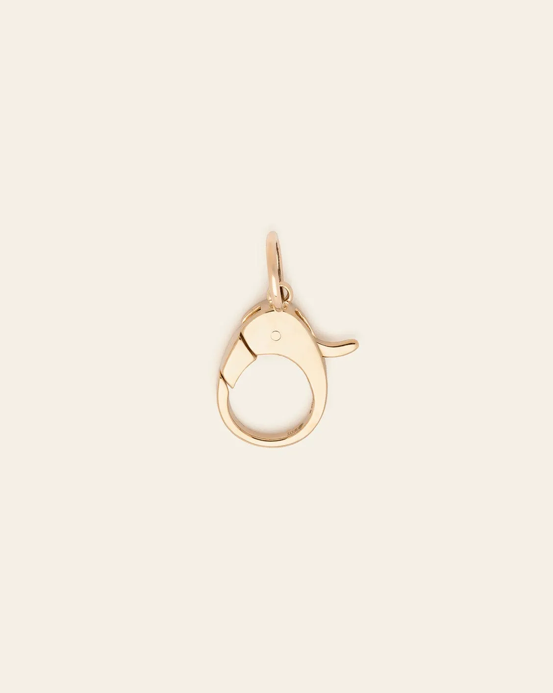 Jumbo Lobster Clasp Charm - 10k Solid Gold