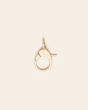 Jumbo Lobster Clasp Charm - 10k Solid Gold