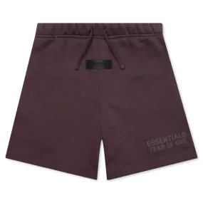 Kid's Essential Short - Plum