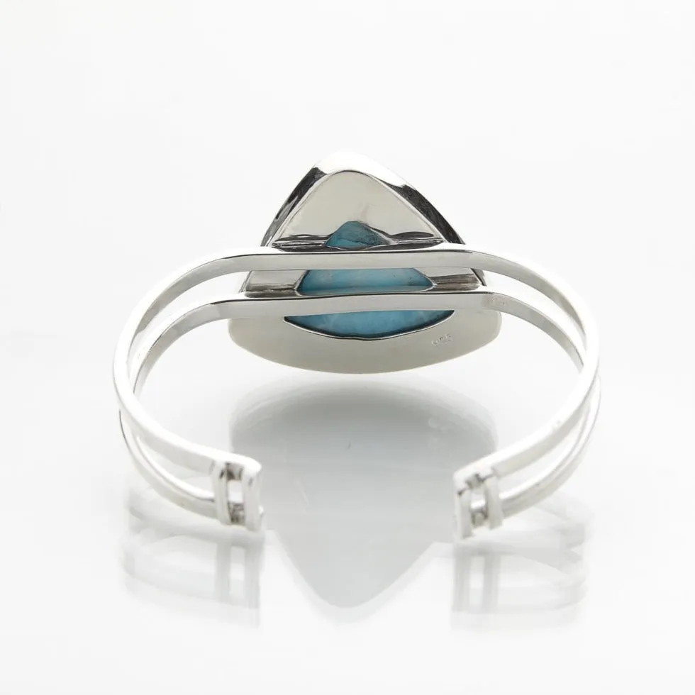 Larimar Cuff Bracelet Rowena