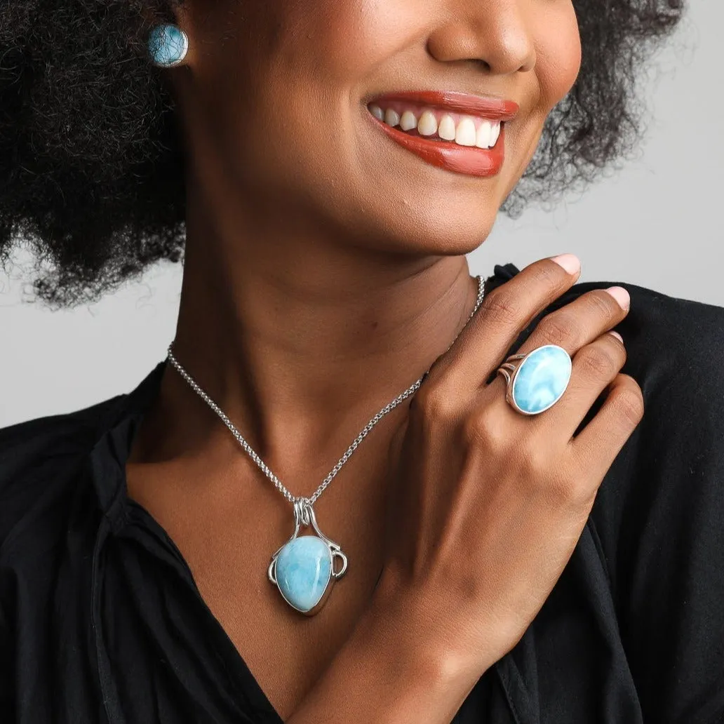 Larimar Pendant Soraya