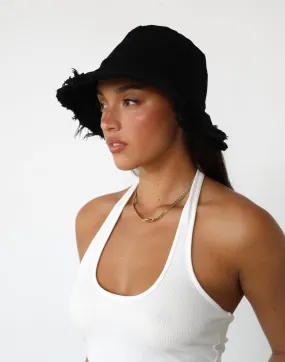 Leilani Bucket Hat (Black)