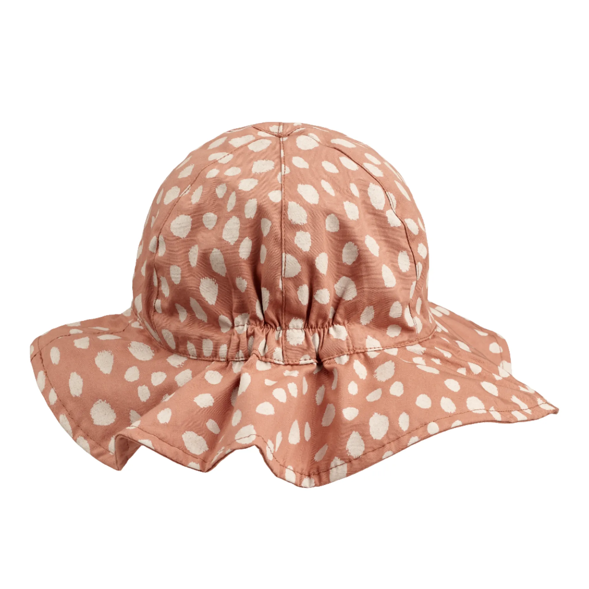 Liewood Amelia Reversible Sun Hat - Leo Spots Tuscany rose/ Tuscany rose