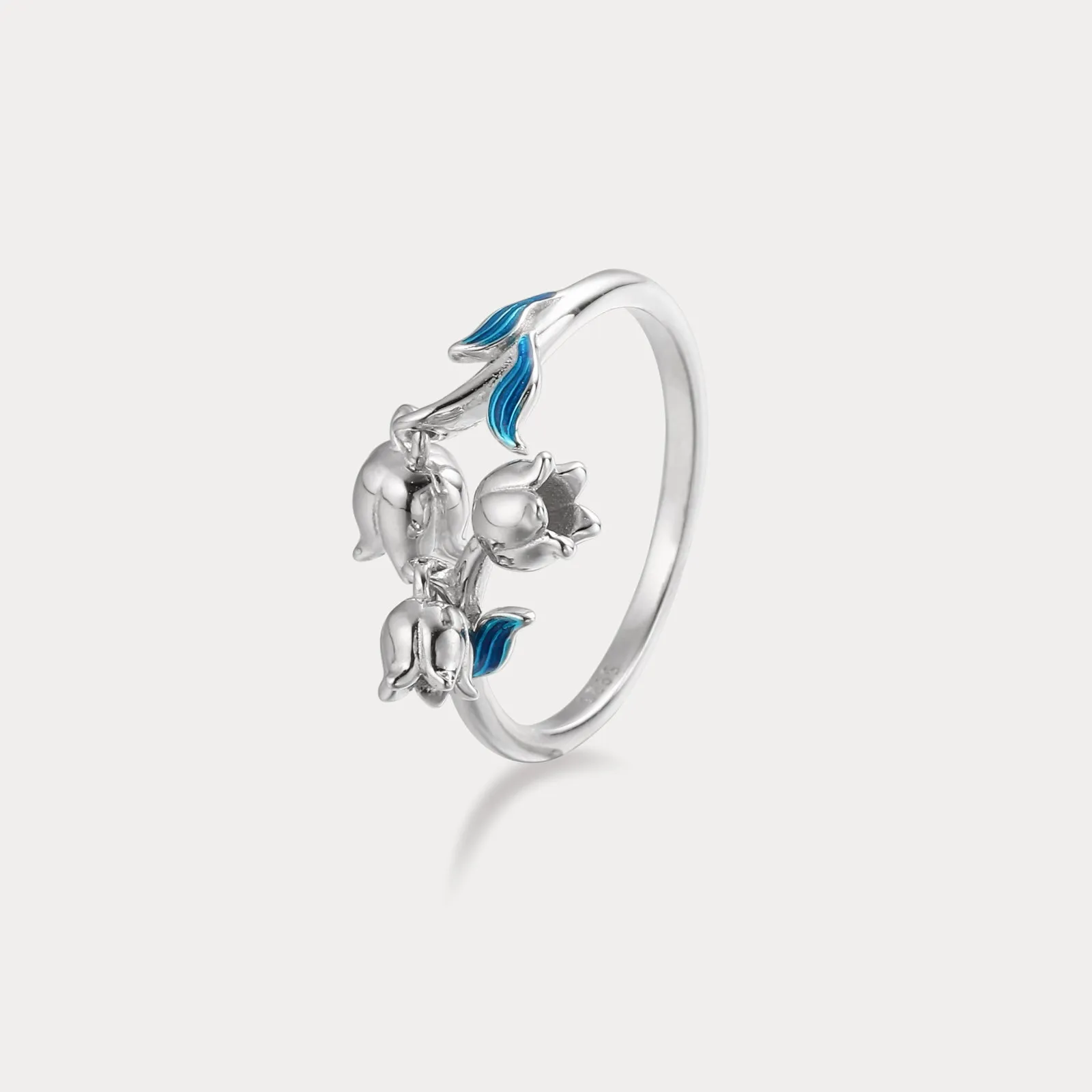 Lily Of The Valley Silver Ring