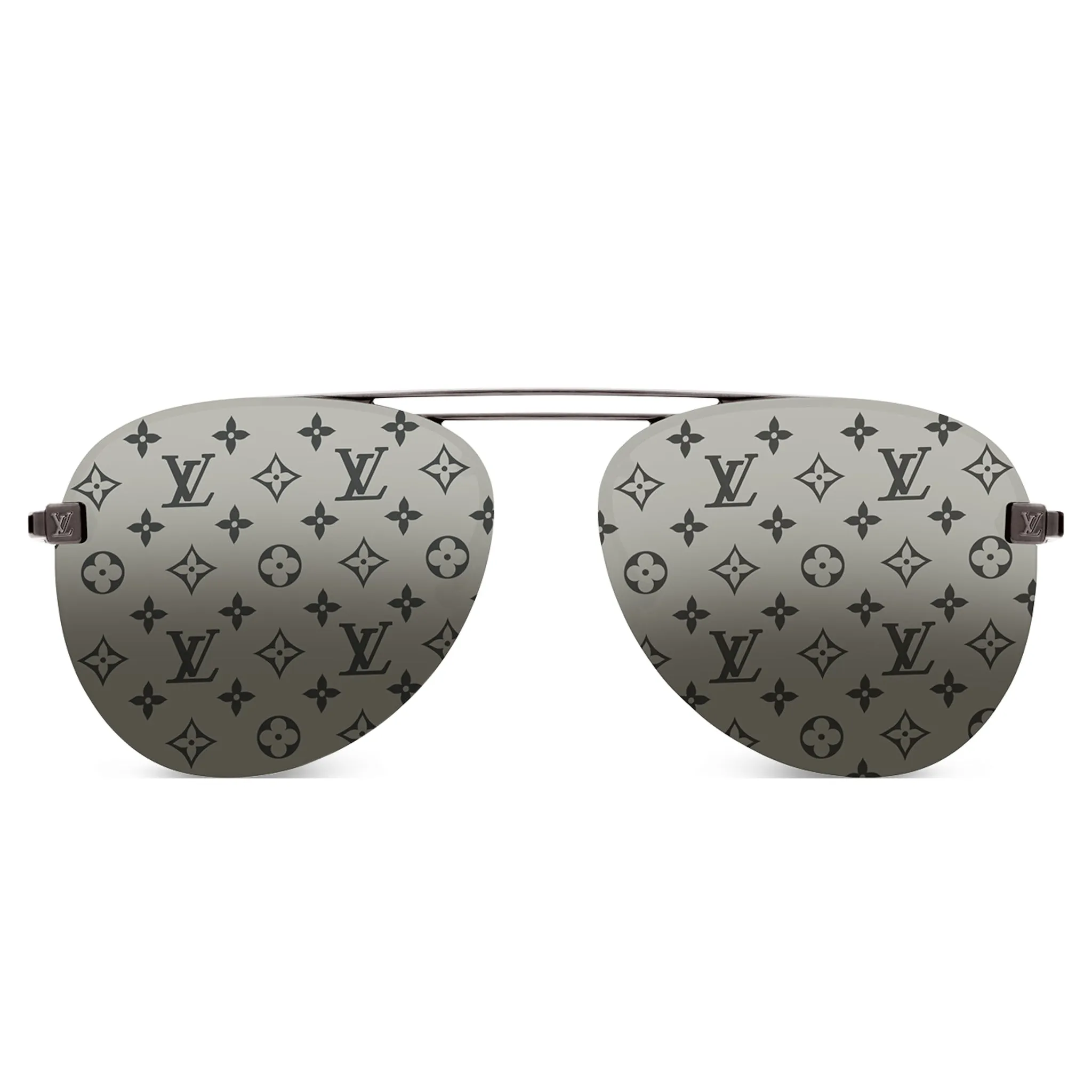 Louis Vuitton Clockwise Monogram Dark Gun Sunglasses