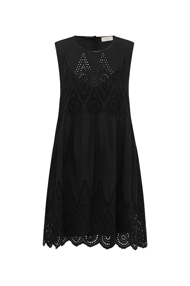 LOUISA MINI DRESS - BLACK