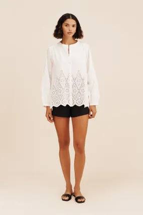 LOUISA SHIRT - VINTAGE WHITE