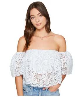 Lovers   Friends Bayside Off Shoulder Lace Top