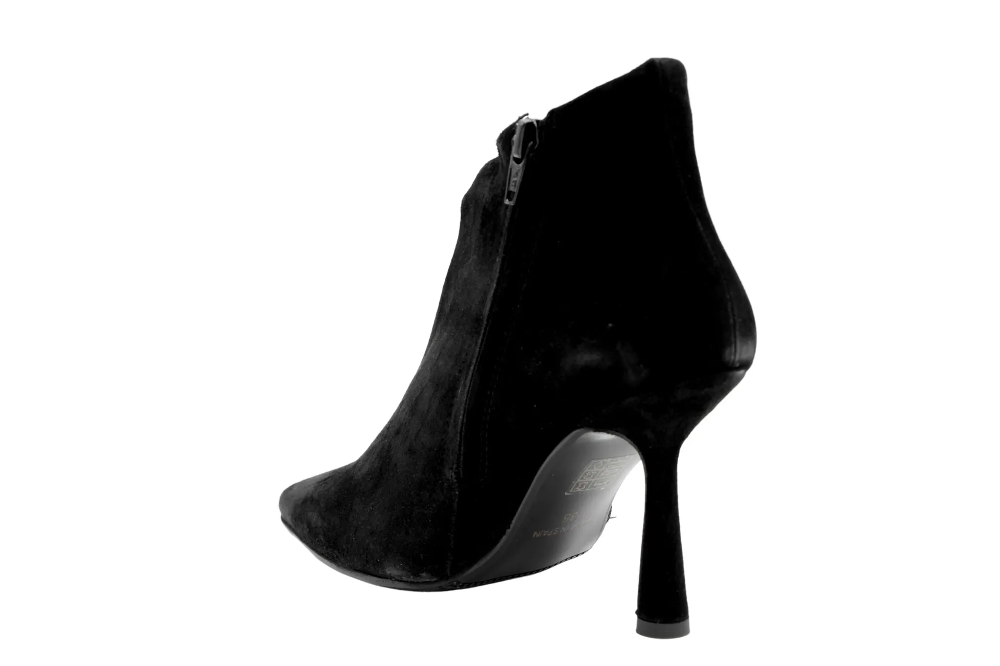 Marian Black  Suede Point Toe Shoe boot