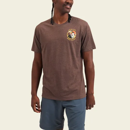 Men's Howler Bros | Caracara T-Shirt | Espresso Heather