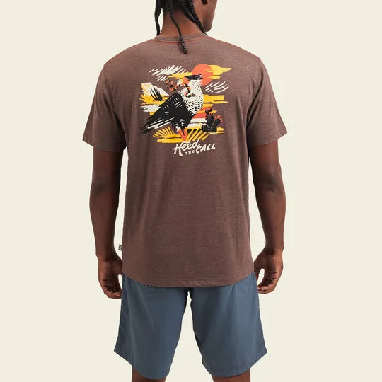 Men's Howler Bros | Caracara T-Shirt | Espresso Heather