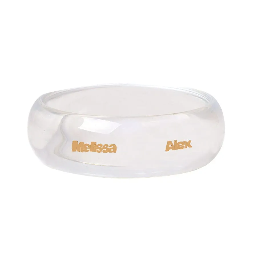 Mini Name Acrylic Bangle