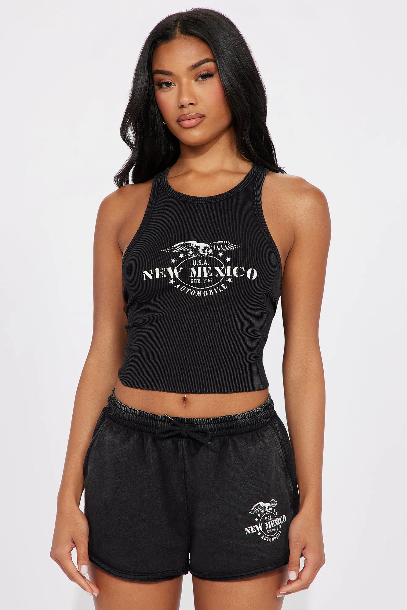 New Mexico Short Set - Charcoal