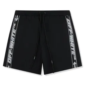 Off-White Nylon Tape Black Swim Shorts