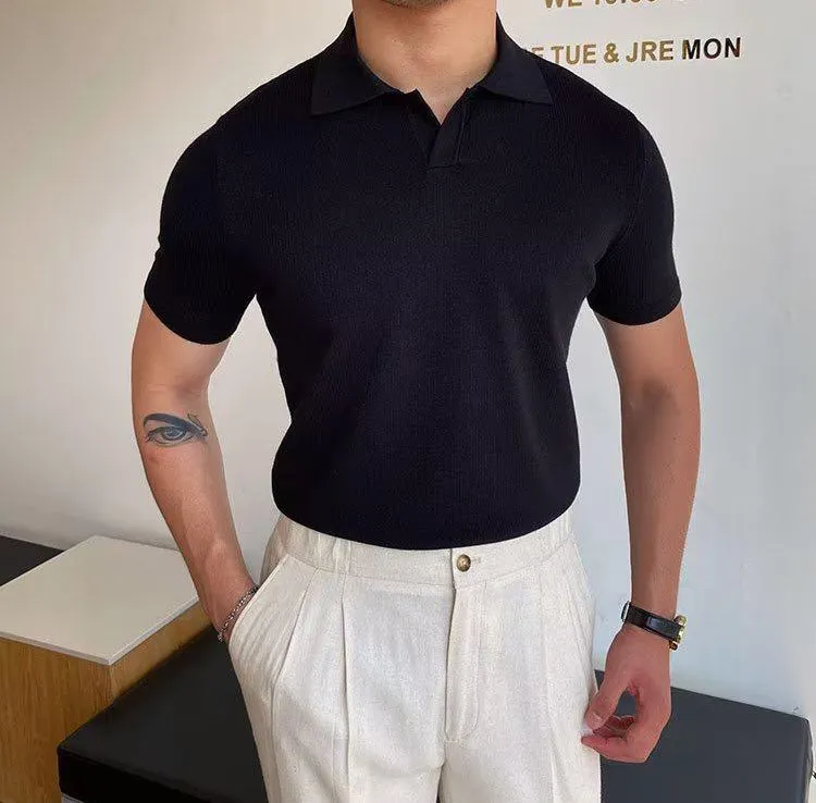 OSAN Slim V-Neck Polo