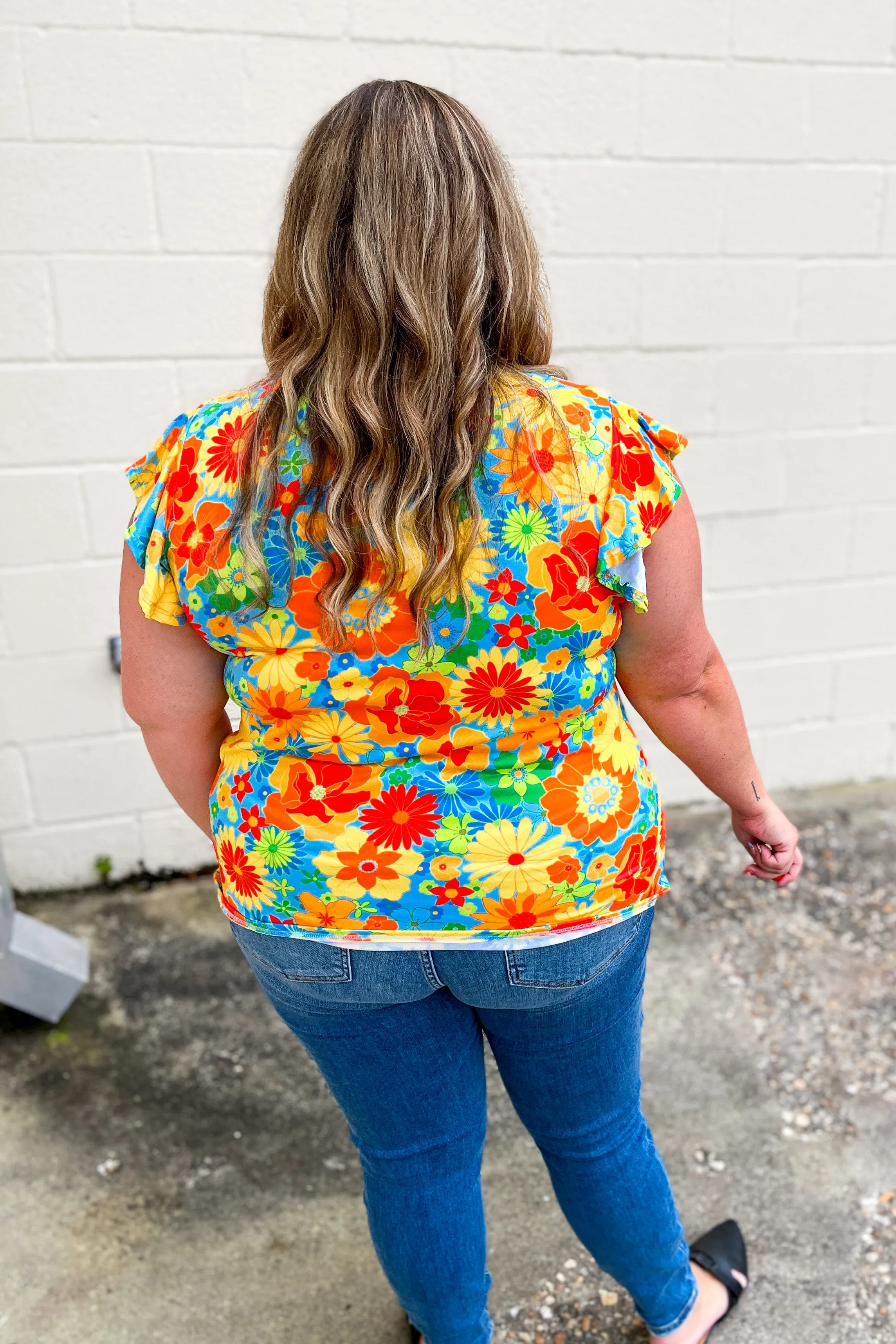 Paint The Garden Floral Top