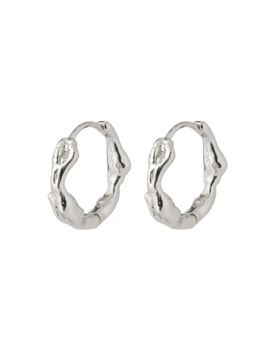 PILGRIM Zion Small Recycled Huggie Hoop Earrings