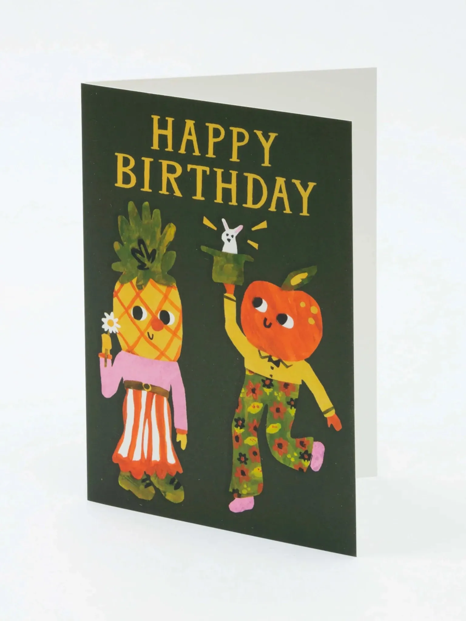 Pineapple & Orange Birthday Card