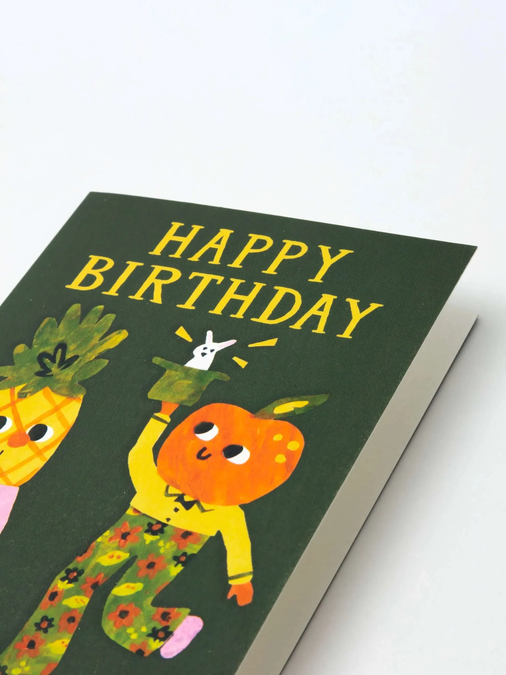 Pineapple & Orange Birthday Card