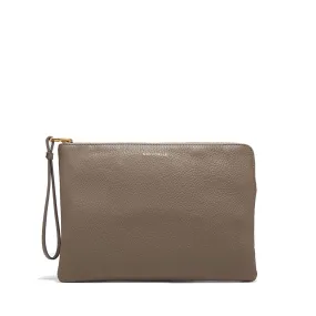 Pochette Donna COCCINELLE in Pelle Warm Taupe Linea Alias