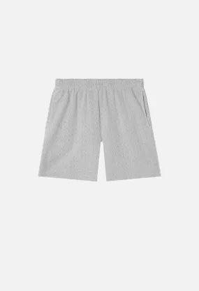 Raw Edge Jacquard Shorts / Dust