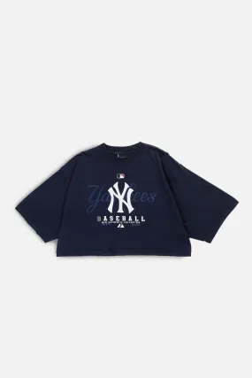 Rework NY Yankees MLB Crop Tee - XL