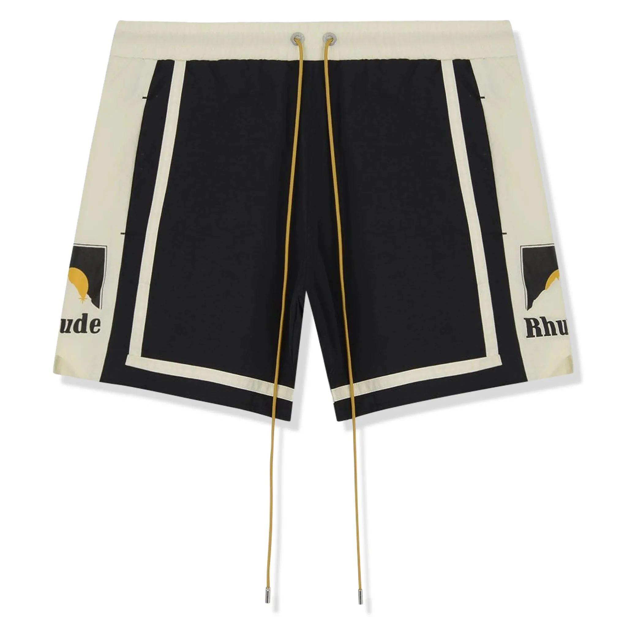 Rhude Moonlight Shorts Black Off White