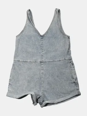 Rhythm Easy-Fit Denim Romper - Light Wash