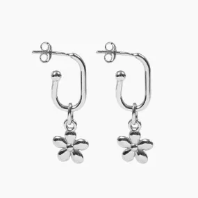 Roma Flower Earrings (Silver)