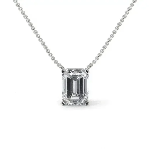 RSP-588 Premium Emerald Cut Luxury Pendant