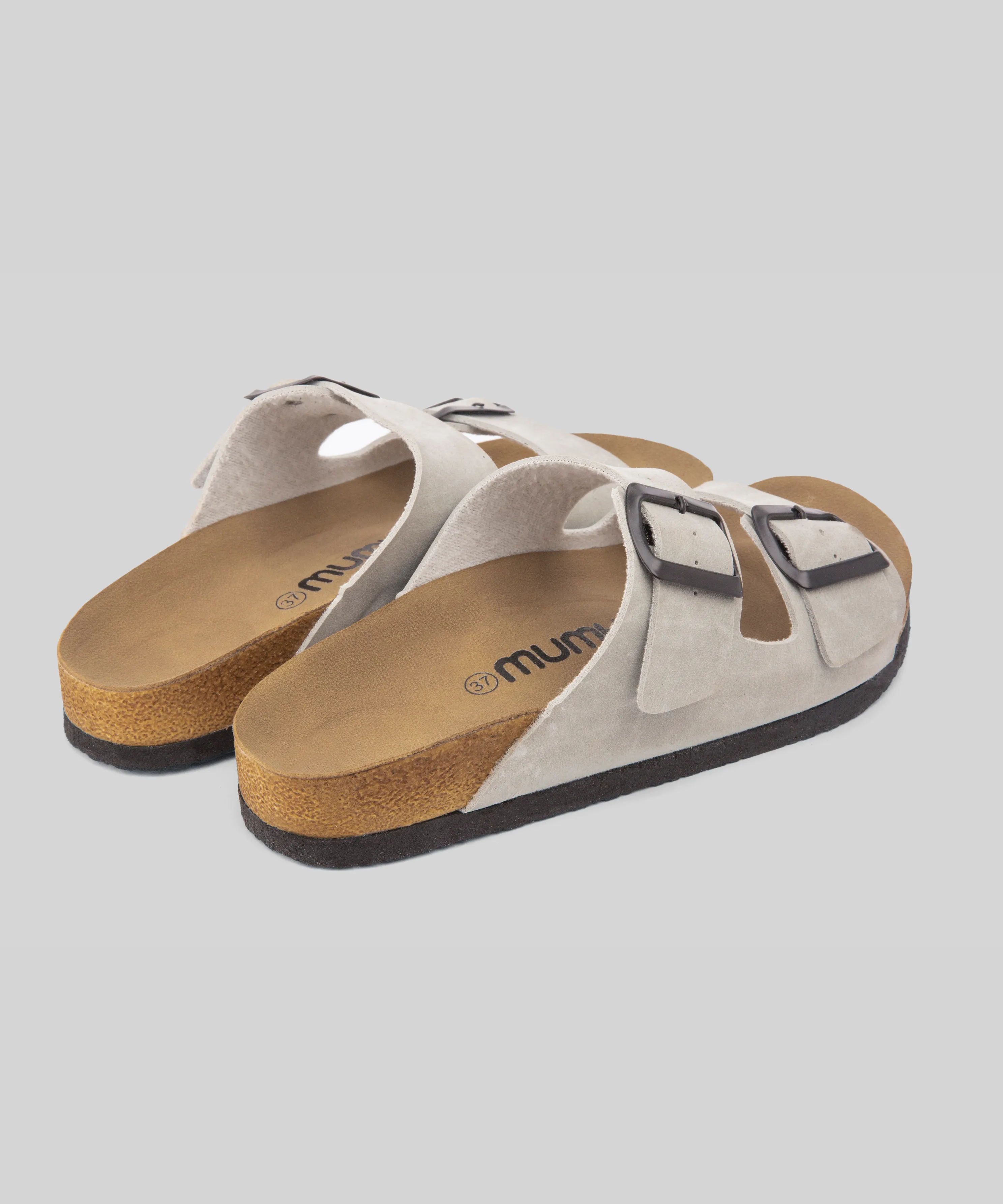 Sandalias Correa Gris