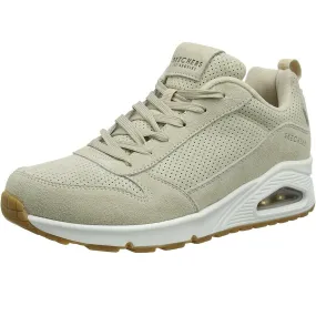 Scarpe donna casual Skechers - Art. 73672NAT - sneakers beige con lacci