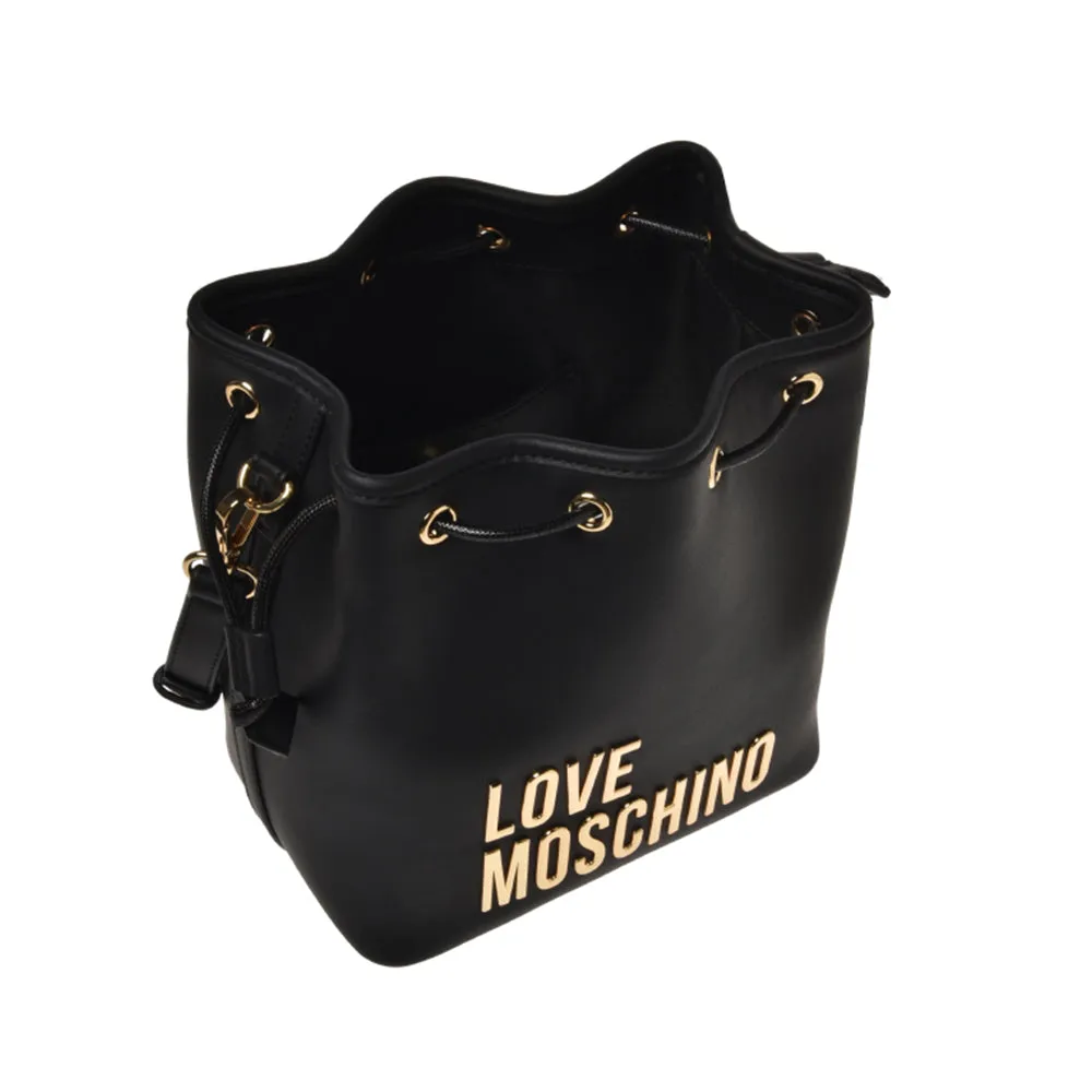 Secchiello a Tracolla LOVE MOSCHINO linea Bold Bag colore Nero