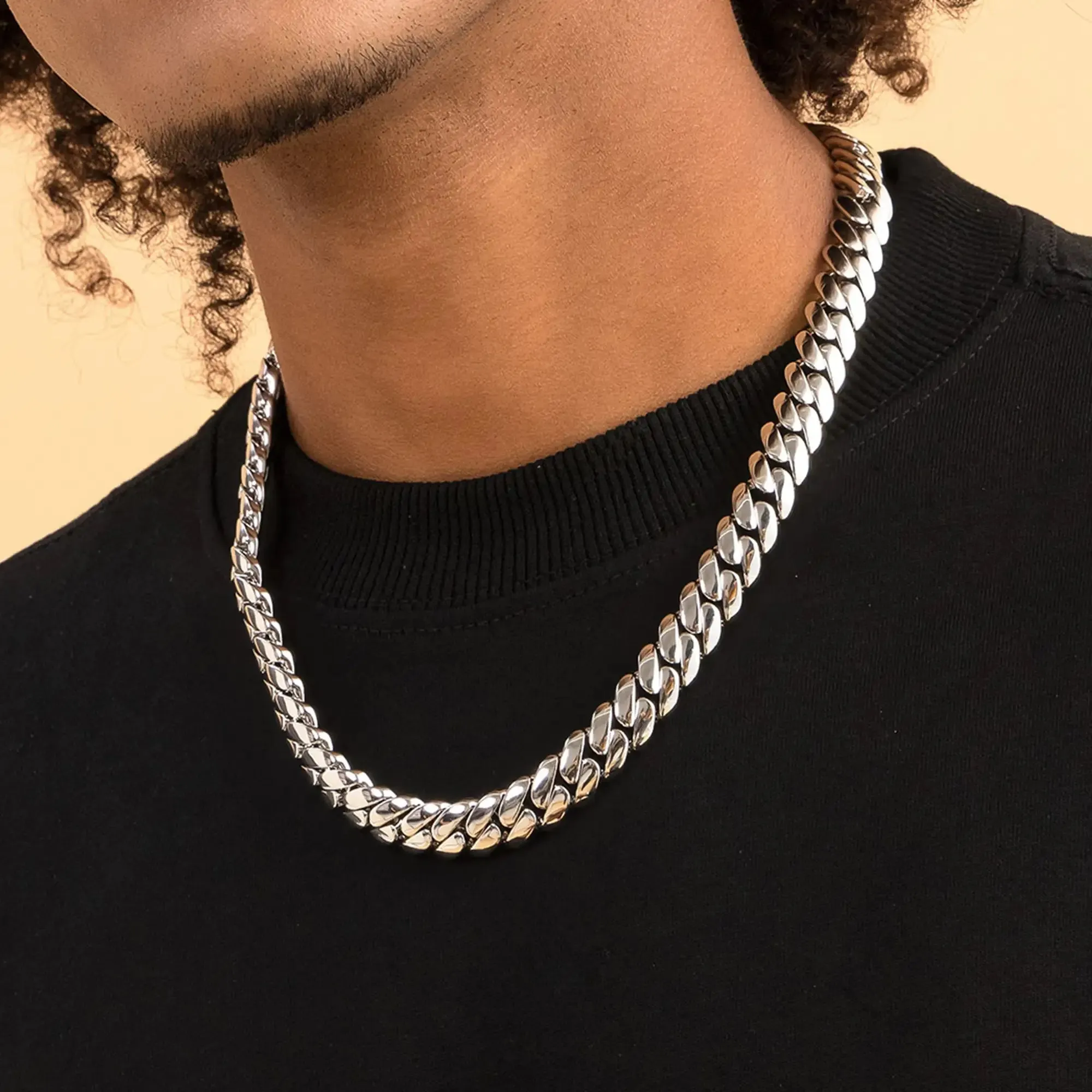 Solid Miami Cuban Chain - 12mm