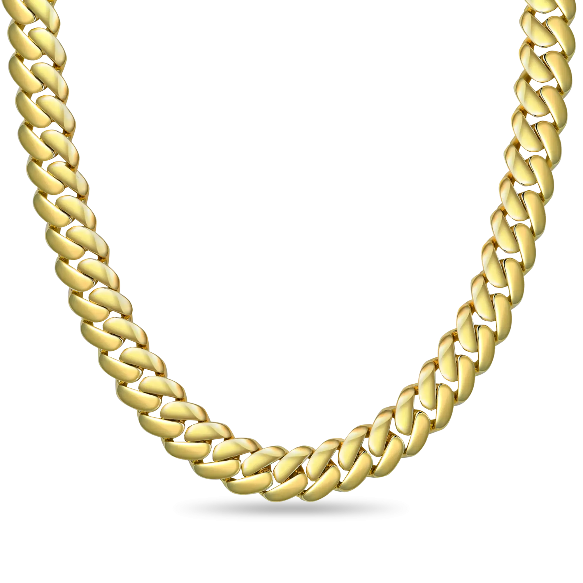 Solid Miami Cuban Chain - 12mm