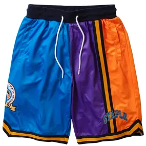 STAPLE SUNNYSIDE B-BALL SHORTS  (BLUE)