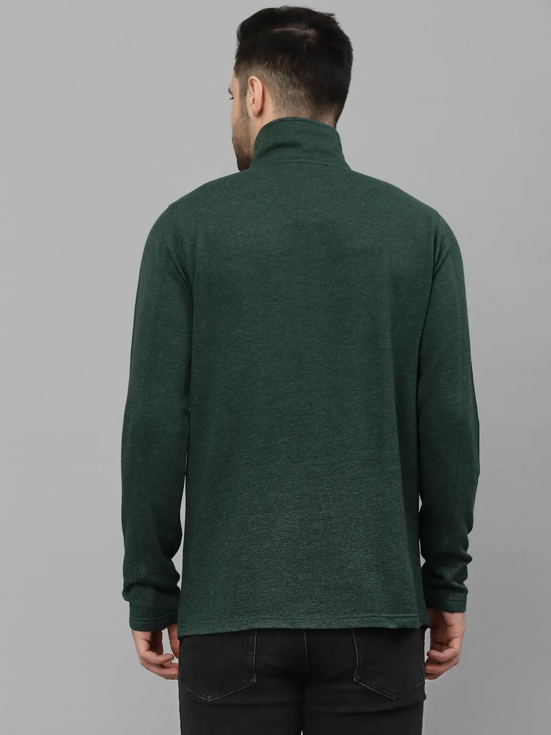 Style Quotient Men Green Sweatshirt