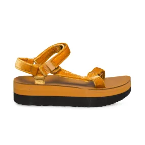 Teva Flatform Universal Velvet Amber Sandals - Women's