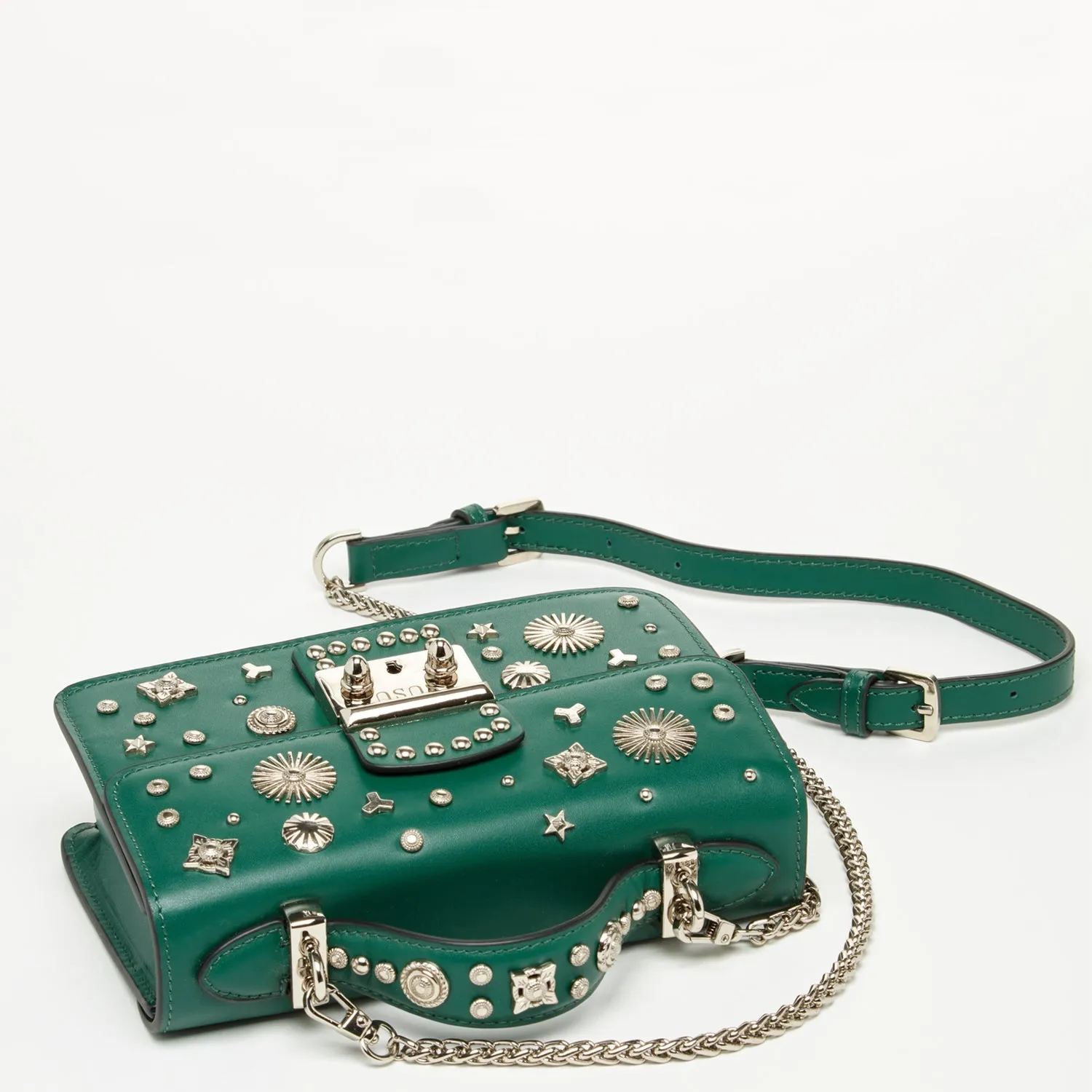 The Hollywood Small Leather Bag Evergreen