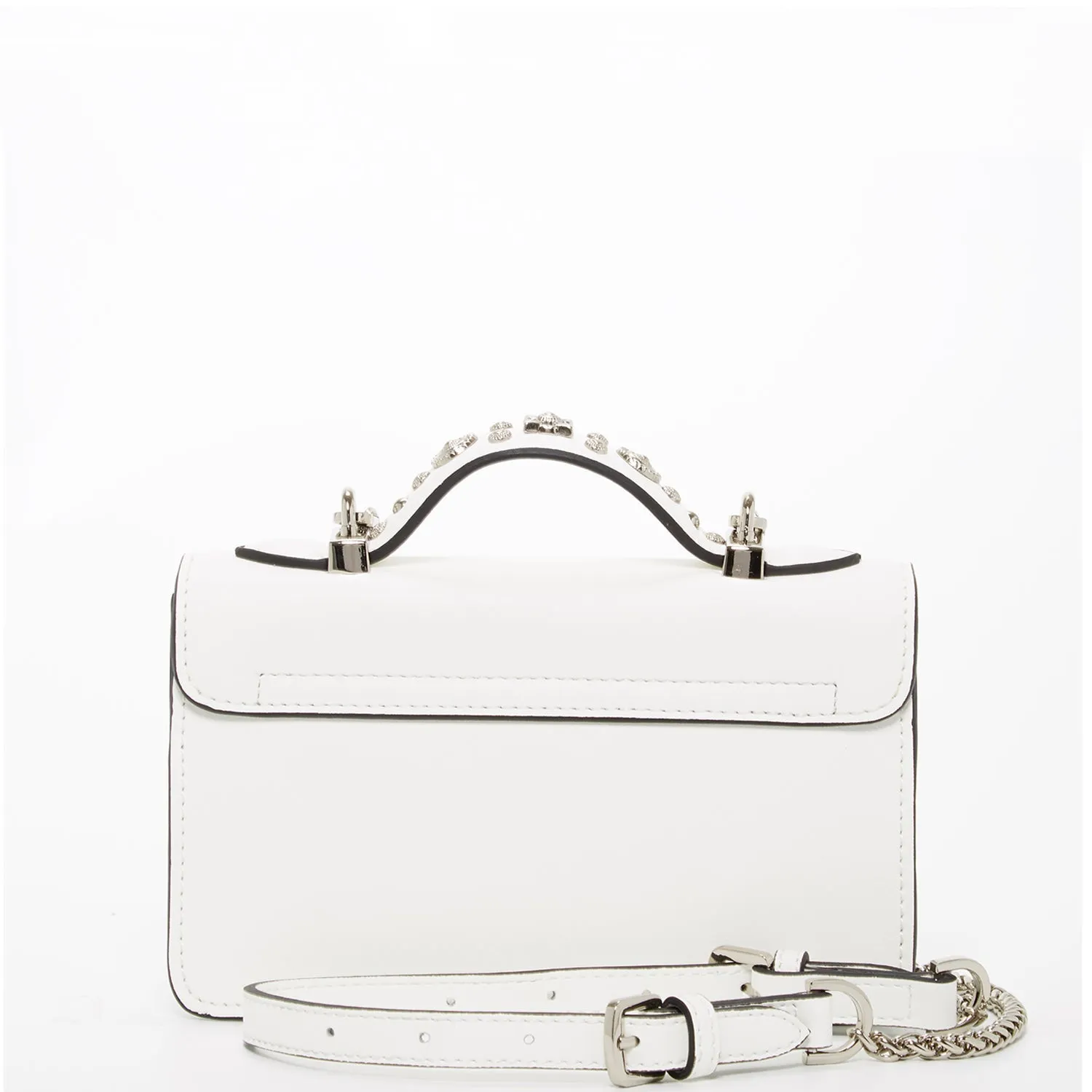 The Hollywood Small Leather Bag White