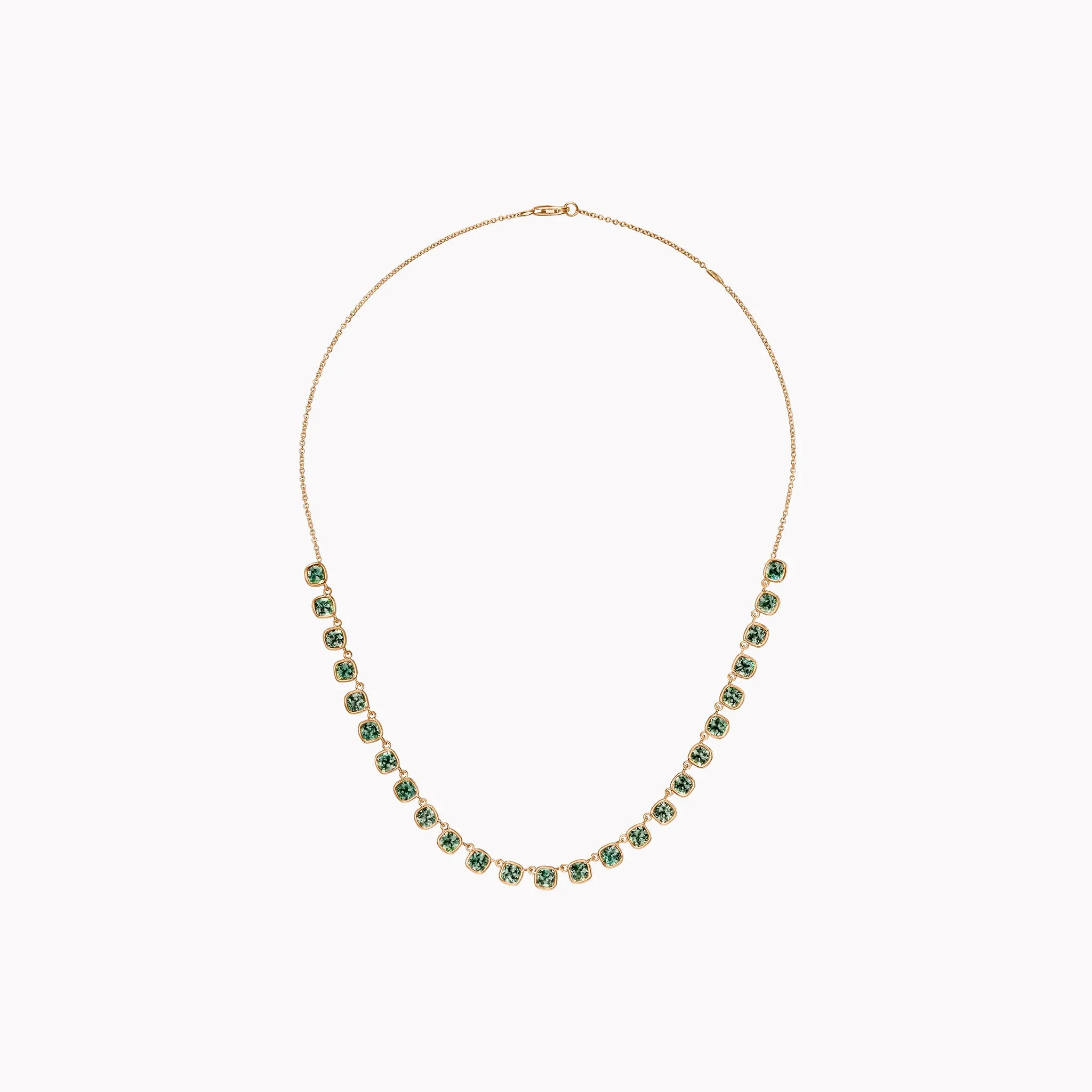 The Lena Green Sapphire Necklace