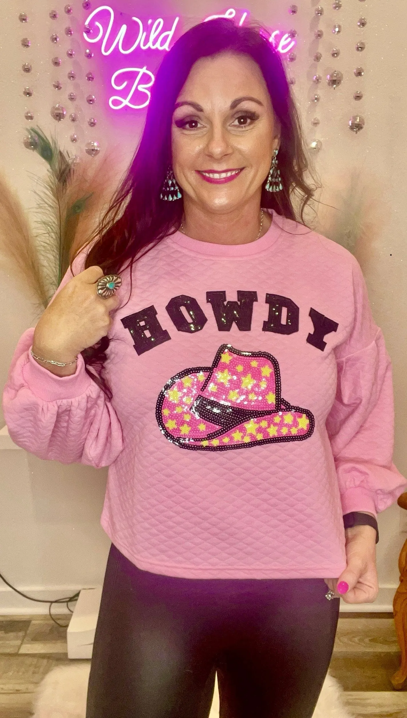 The Pink Howdy Sweatshirt