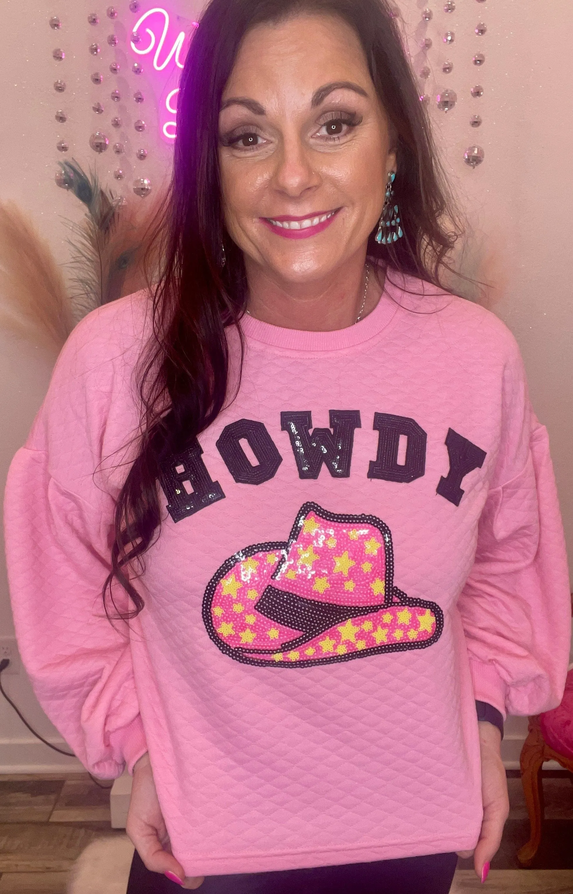 The Pink Howdy Sweatshirt