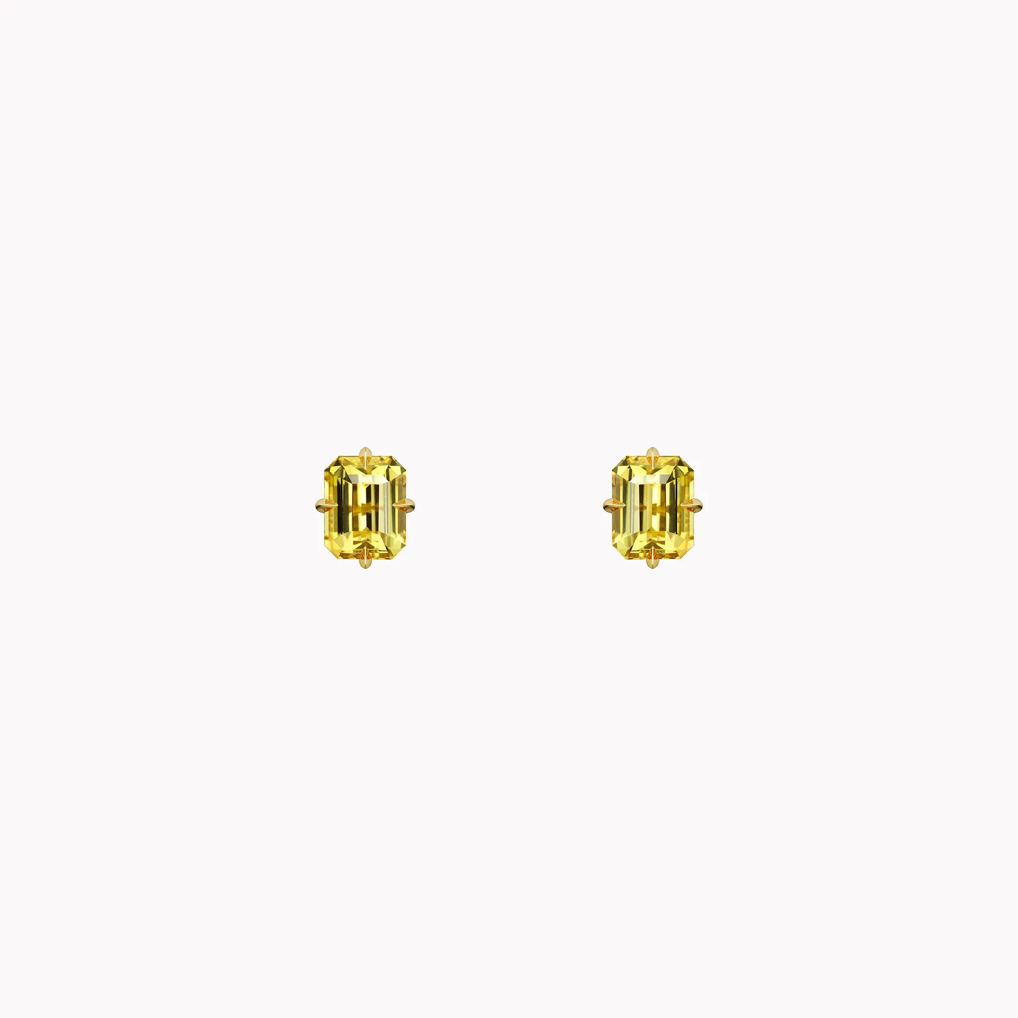 The Sloane Yellow Sapphire Studs