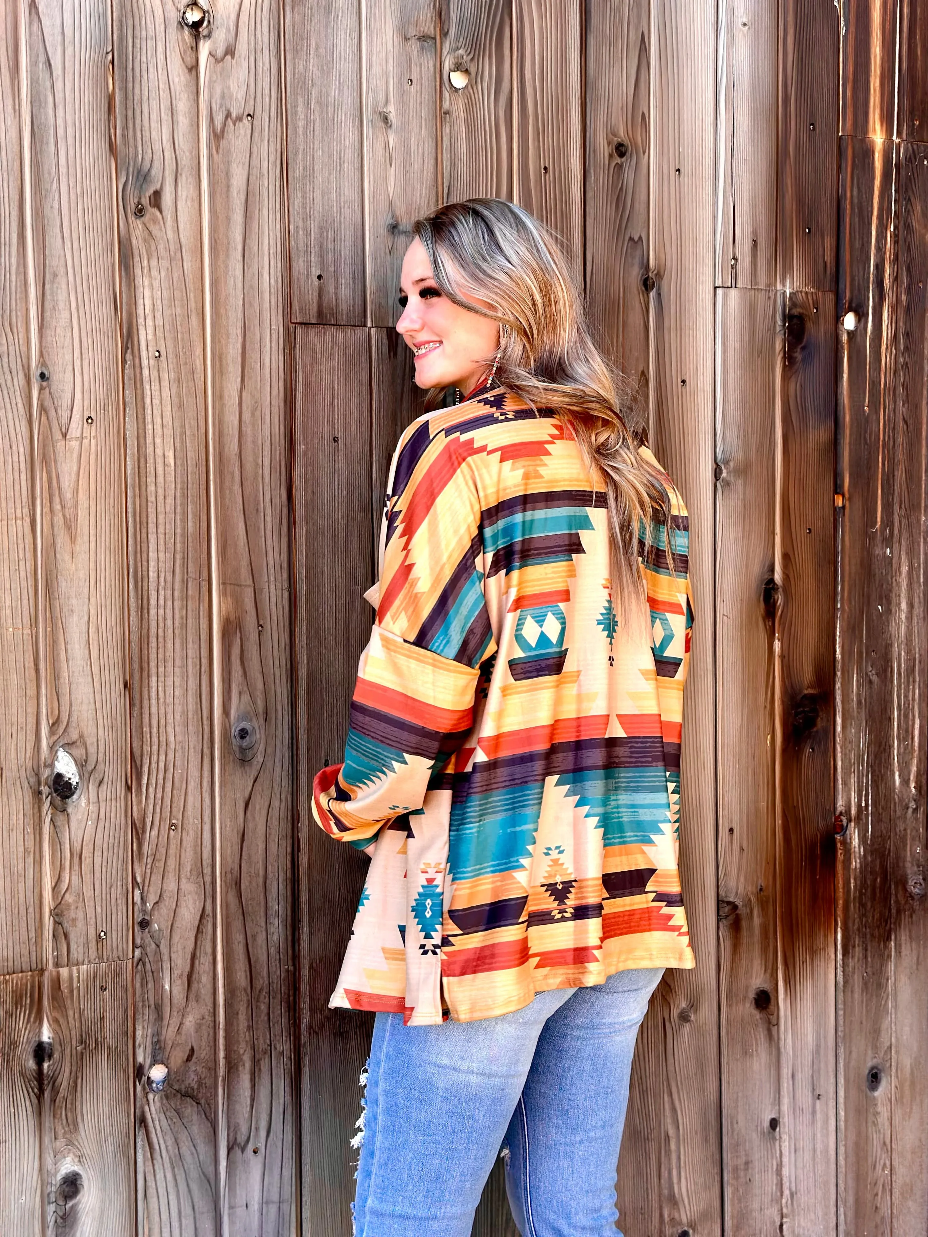 The West of Guadeloupe Aztec Shacket